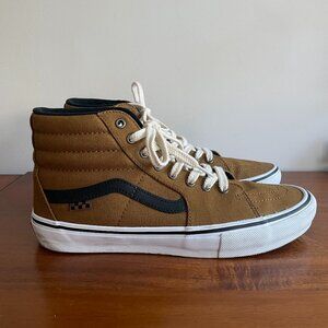 Vans Skate Sk8-Hi Shoe - Duck Canvas Golden Brown - BRAND NEW